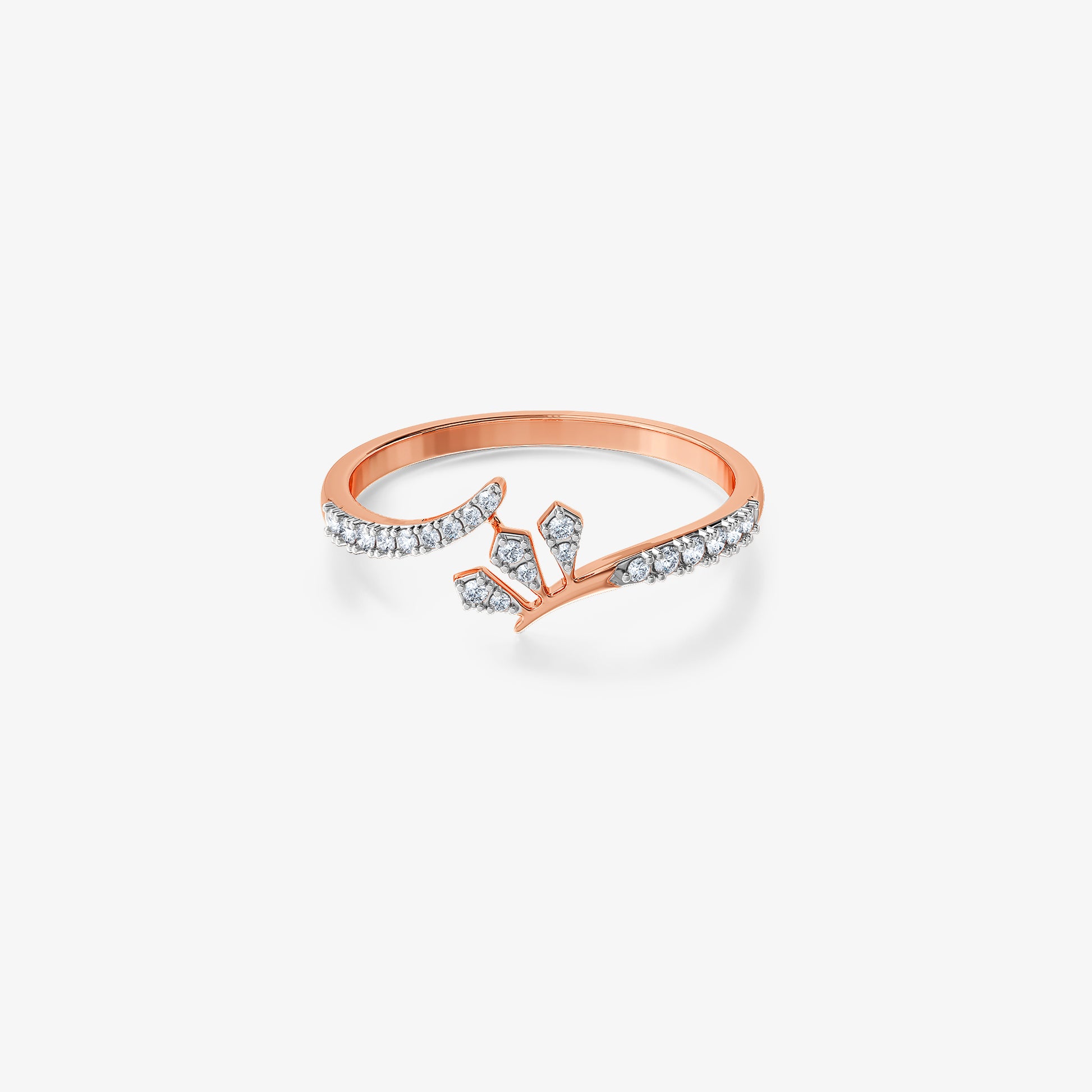 Rose Gold Rayelle Lab Grown Diamond Ring