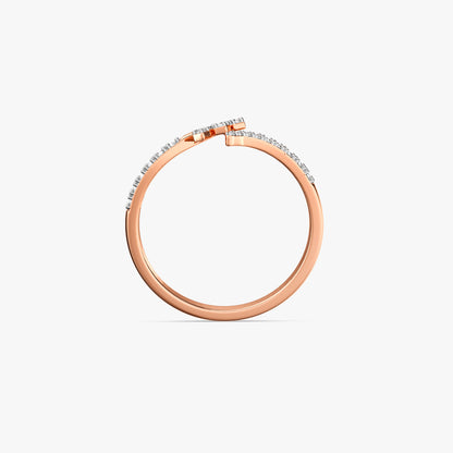 Rose Gold Rayelle Lab Grown Diamond Ring