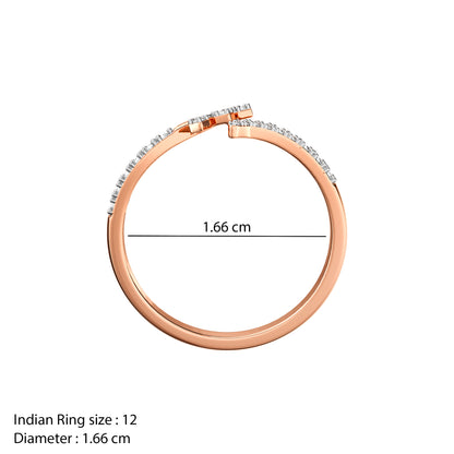 Rose Gold Rayelle Lab Grown Diamond Ring
