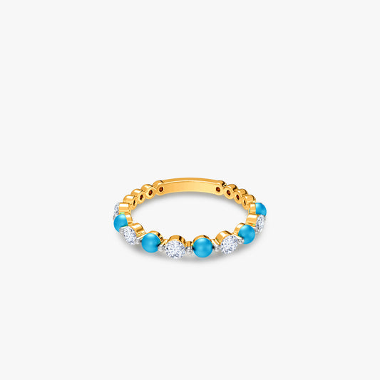 Gold Usha Lab Grown Diamond Ring (Size 12)