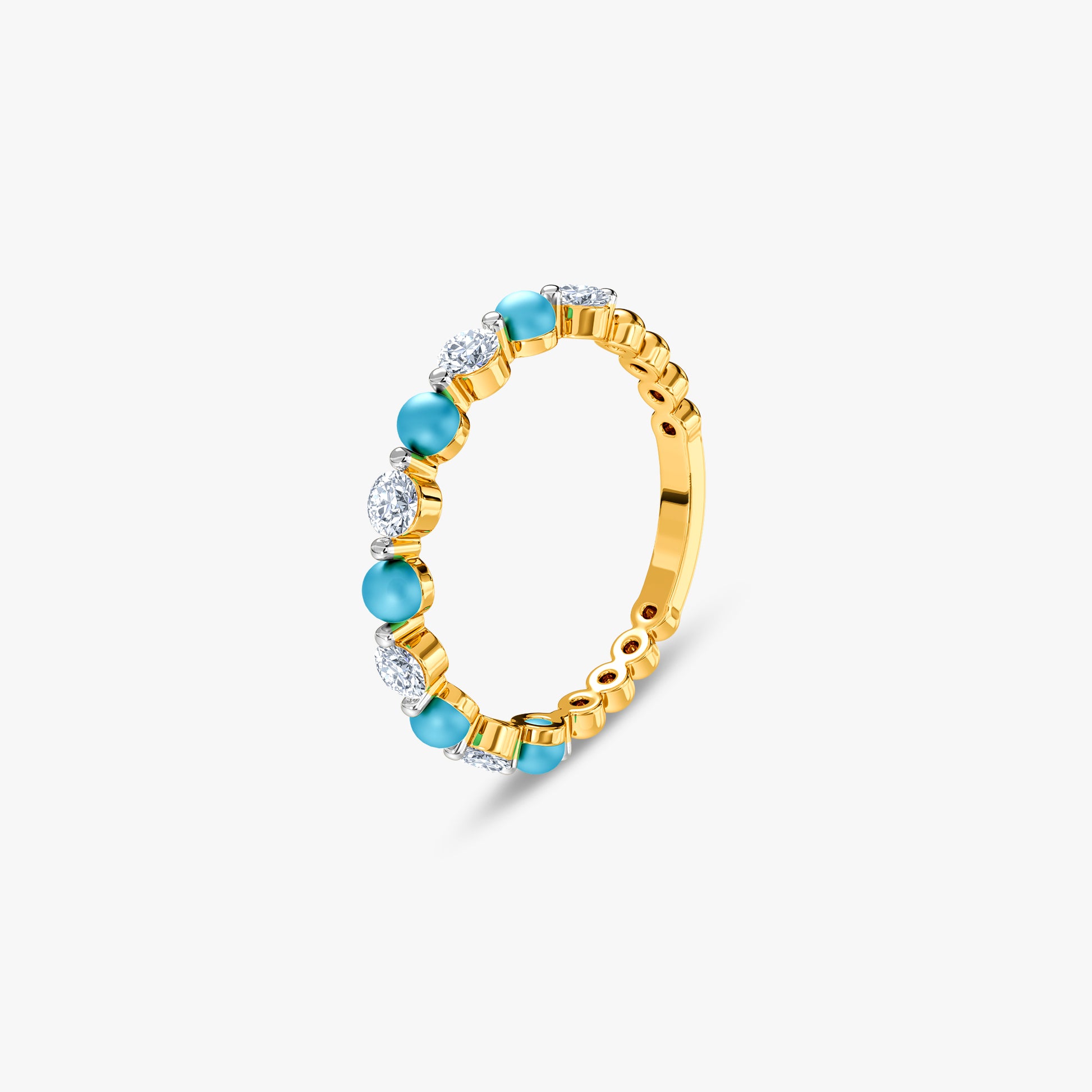 Gold Usha Lab Grown Diamond Ring (Size 12)