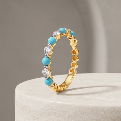 Gold Usha Lab Grown Diamond Ring (Size 12)
