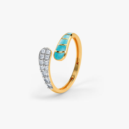 Gold Megh Lab Grown Diamond Ring (Size 12)