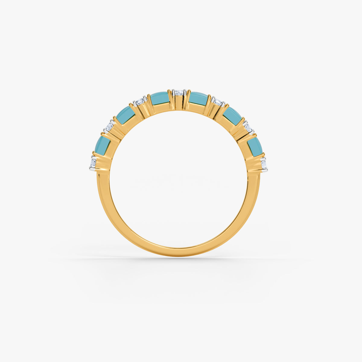 Gold Dyulok Lab Grown Diamond Ring (Size 12)