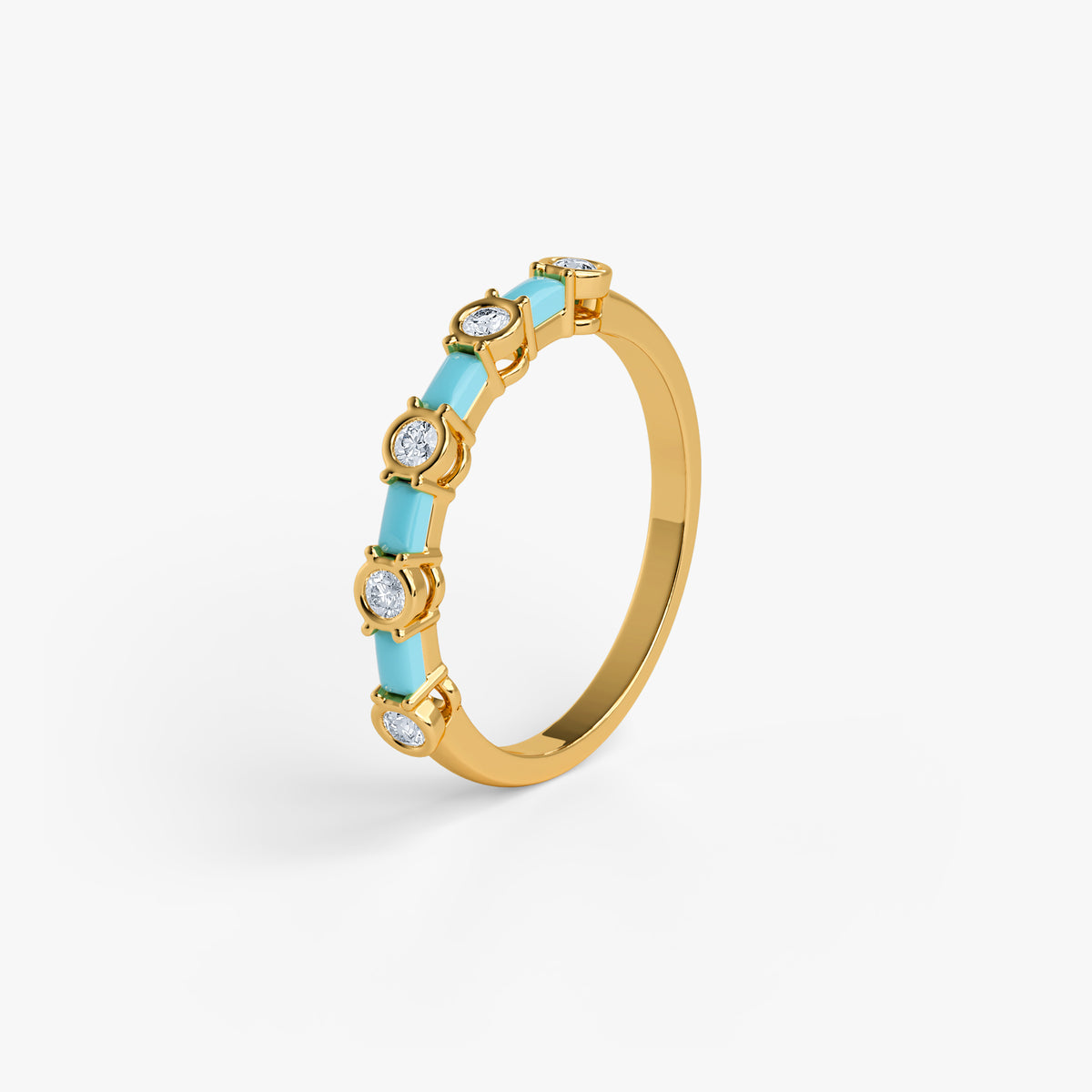 Gold Digambar Lab Grown Diamond Ring (Size 12)