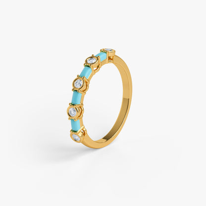 Gold Digambar Lab Grown Diamond Ring (Size 12)