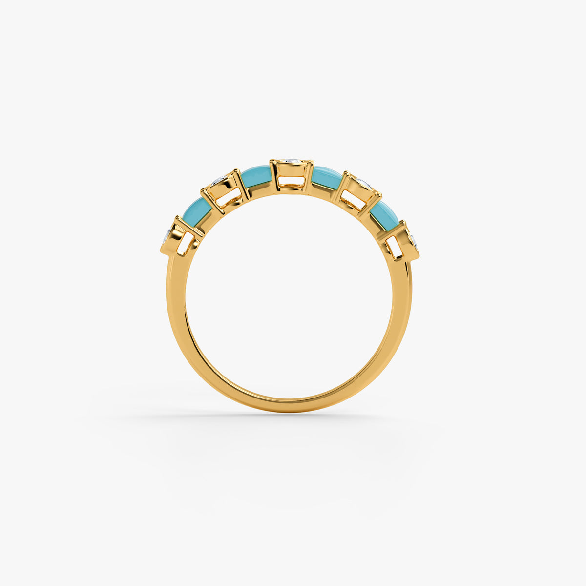 Gold Digambar Lab Grown Diamond Ring (Size 12)