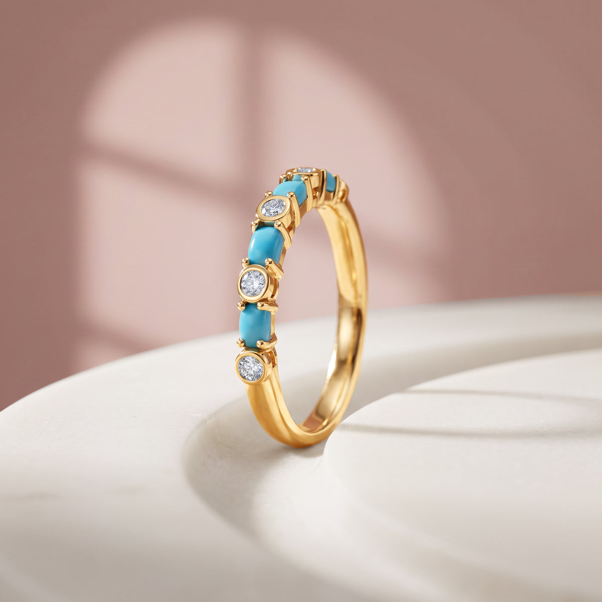Gold Digambar Lab Grown Diamond Ring (Size 12)