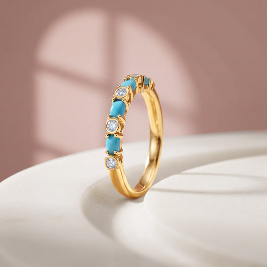 Gold Digambar Lab Grown Diamond Ring (Size 12)
