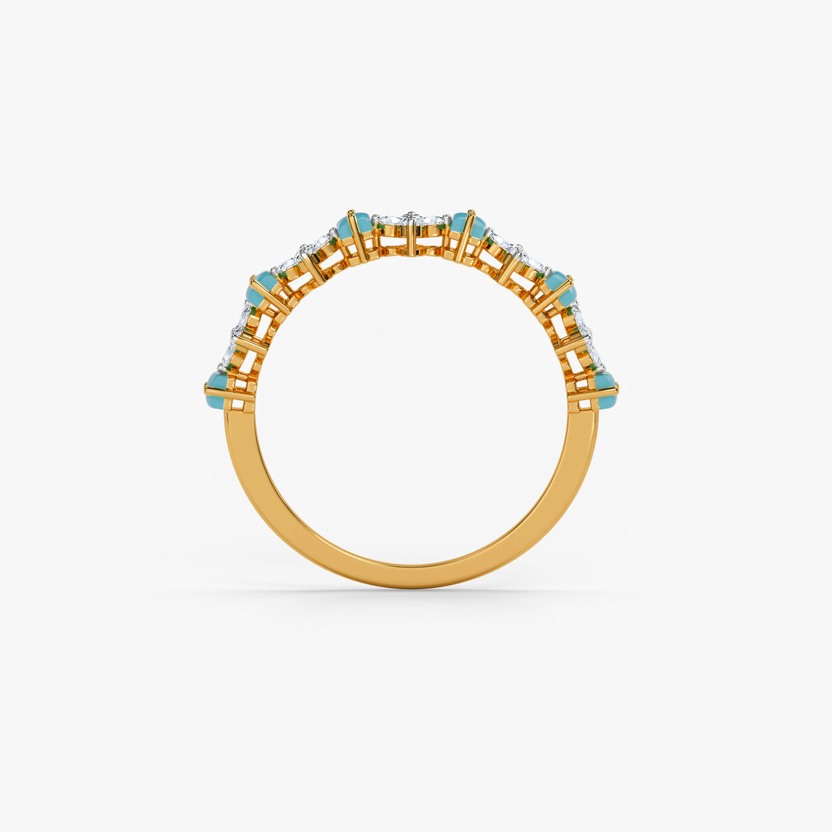 Gold Sepehr Lab Grown Diamond Ring (Size 12)