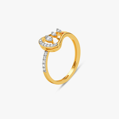 Gold Nerina Lab Grown Diamond Ring (Size 12)