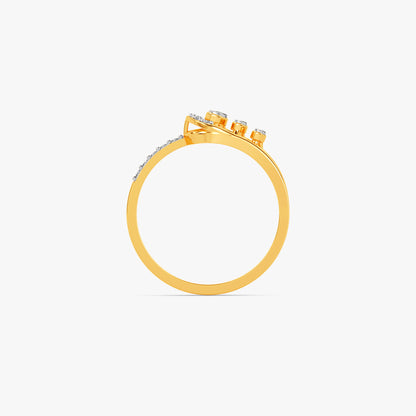 Gold Nerina Lab Grown Diamond Ring (Size 12)