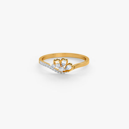 Gold Avenna Lab Grown Diamond Ring (Size 12)