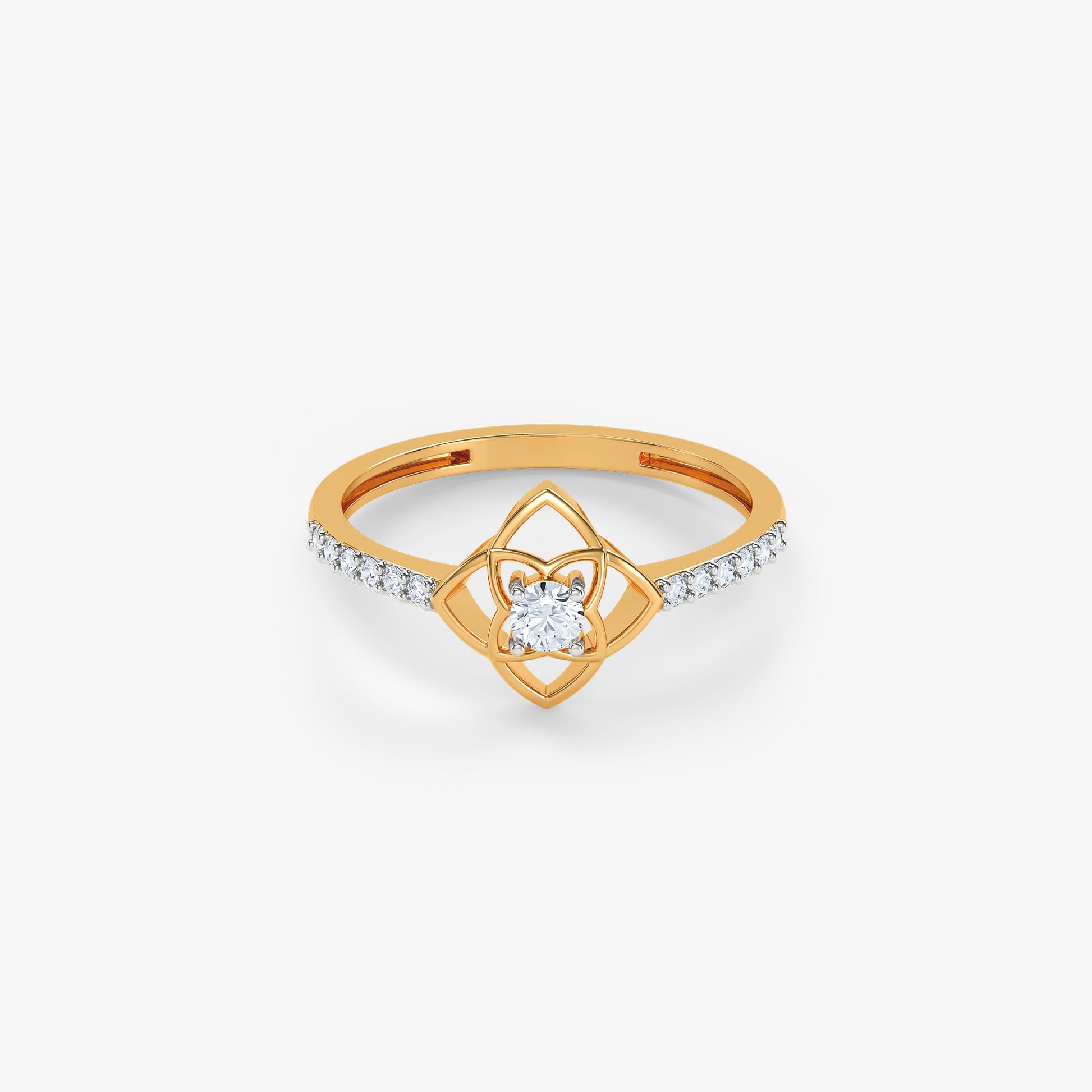 Gold Zelora Lab Grown Diamond Ring (Size 12)