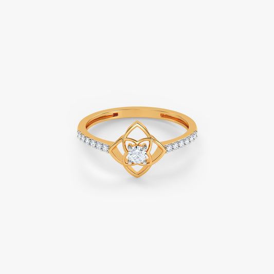 Gold Zelora Lab Grown Diamond Ring (Size 12)