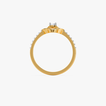 Gold Zelora Lab Grown Diamond Ring (Size 12)