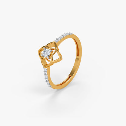 Gold Zelora Lab Grown Diamond Ring (Size 12)