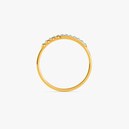 Gold Pulse Duality Lab Grown Diamond Ring (Size 12)
