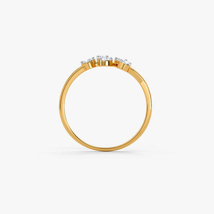 Gold Elyra Lab Grown Diamond Ring (Size 12)