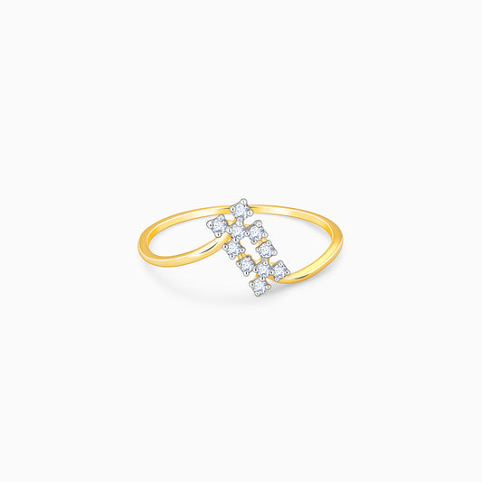 Gold Sumptuous Floral Diamond Ring