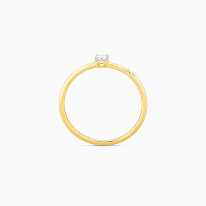 Gold Bold Classic Diamond Ring