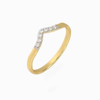 Gold Rise Diamond Ring