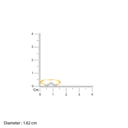 Gold Rise Diamond Ring