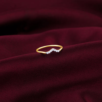 Gold Rise Diamond Ring