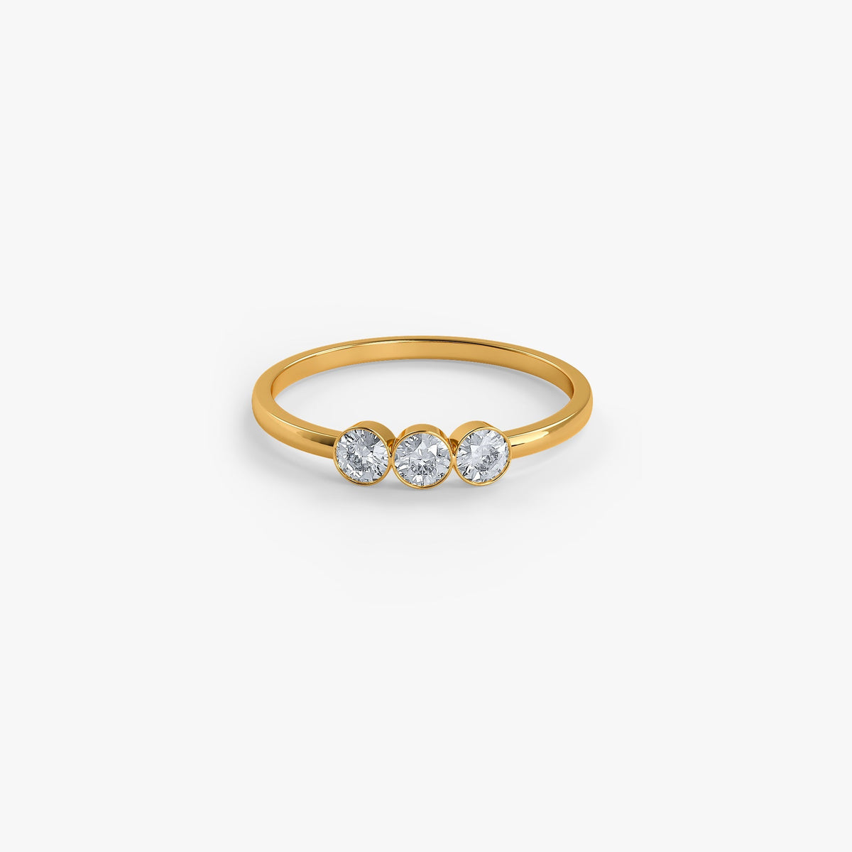 Gold Pretty Choices Lab Grown Diamond Ring (Size 12)