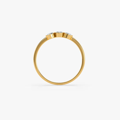 Gold Pretty Choices Lab Grown Diamond Ring (Size 12)