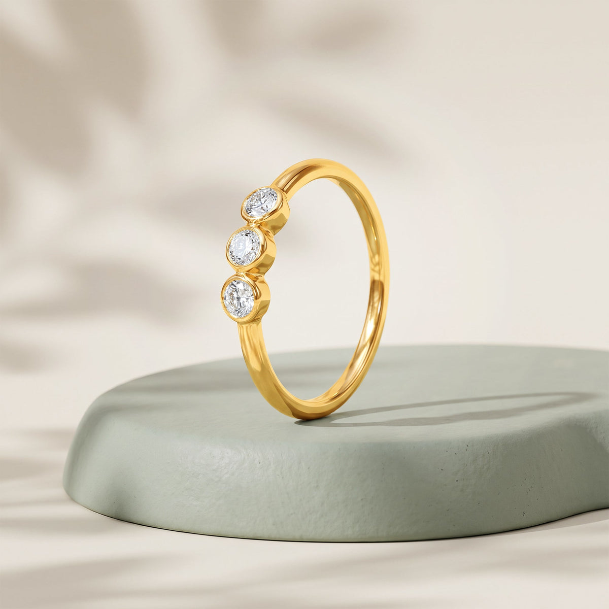Gold Pretty Choices Lab Grown Diamond Ring (Size 12)