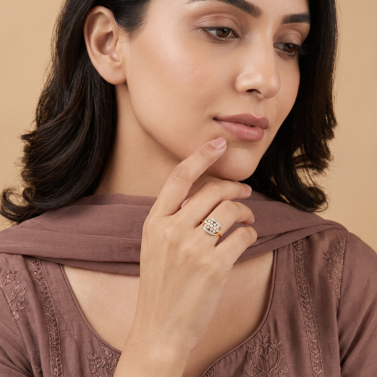 Gold Your Radiance Lab Grown Diamond Ring (Size 12)