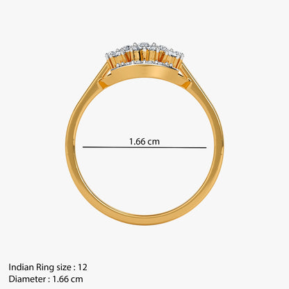Gold Your Radiance Lab Grown Diamond Ring (Size 12)
