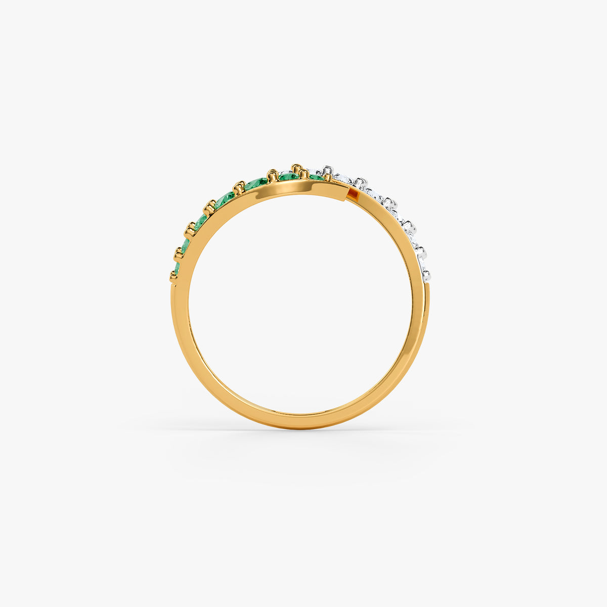 Gold Vasantika Lab Grown Diamond Ring (Size 12)