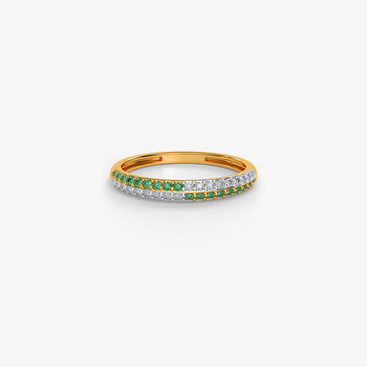 Gold Gulzarina Lab Grown Diamond Ring (Size 12)
