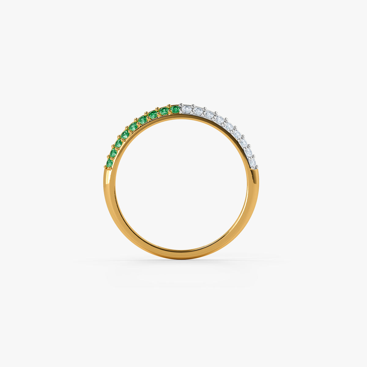 Gold Gulzarina Lab Grown Diamond Ring (Size 12)