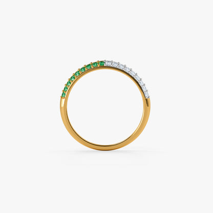 Gold Gulzarina Lab Grown Diamond Ring (Size 12)