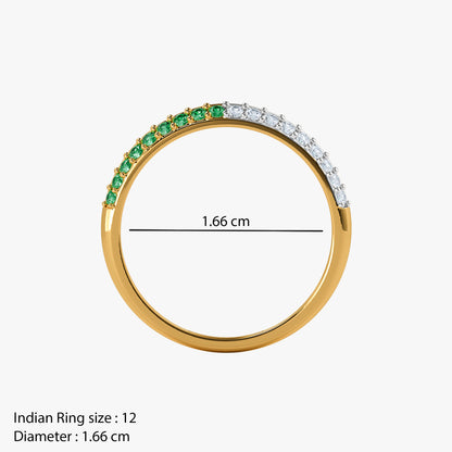 Gold Gulzarina Lab Grown Diamond Ring (Size 12)