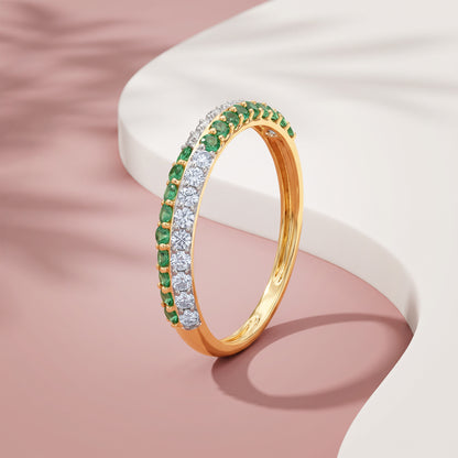 Gold Gulzarina Lab Grown Diamond Ring (Size 12)