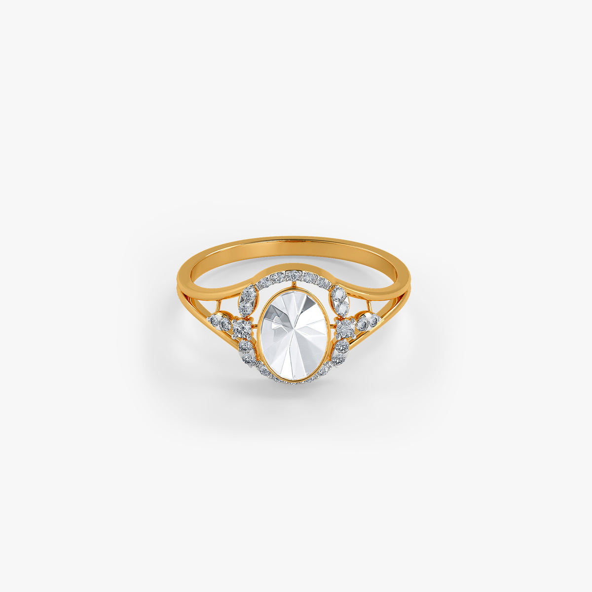 Gold Adaa Lab Grown Diamond Ring (Size 15)