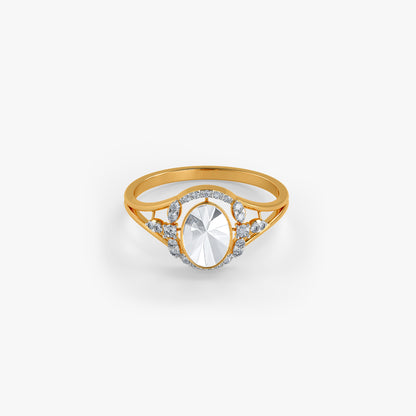 Gold Adaa Lab Grown Diamond Ring (Size 15)