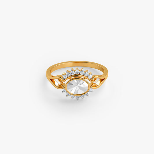 Gold Adaa Lab Grown Diamond Ring (Size 15)