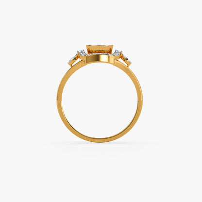 Gold Adaa Lab Grown Diamond Ring (Size 15)