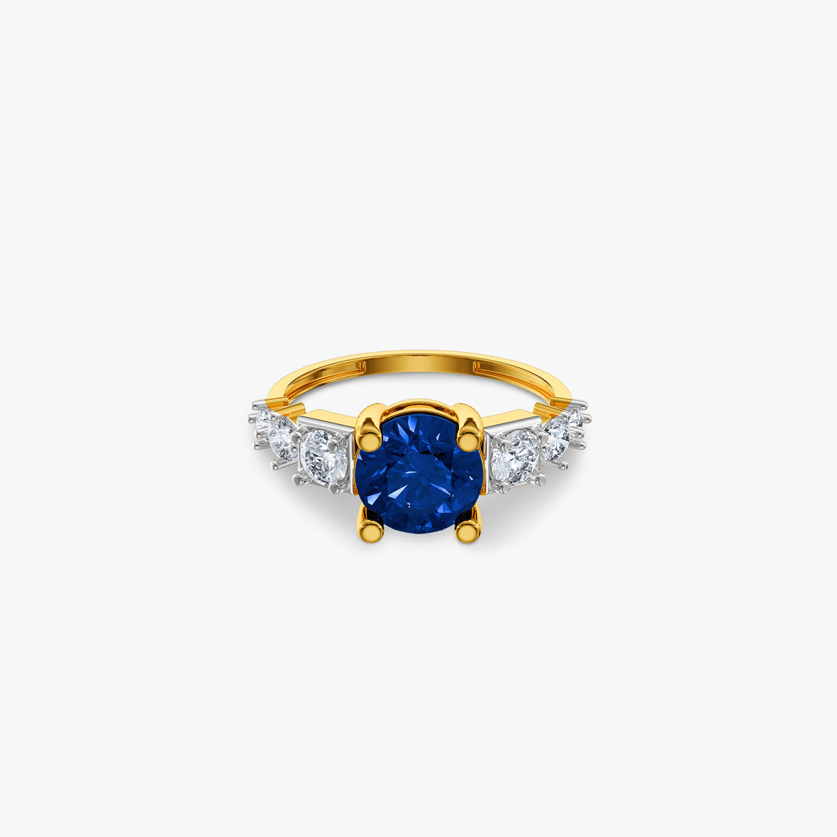 Gold Meghashyam Lab Grown Diamond Ring (Size 12)