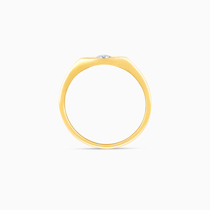 Gold Sun Gaze Diamond Ring