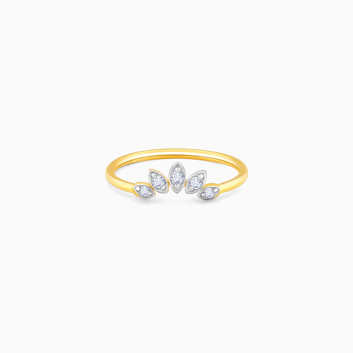 Gold Sun Dance Diamond Ring