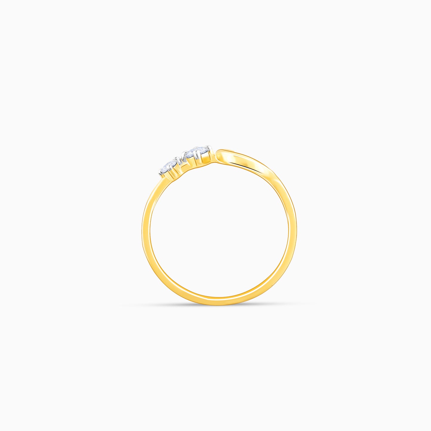 Gold Luna Diamond Ring