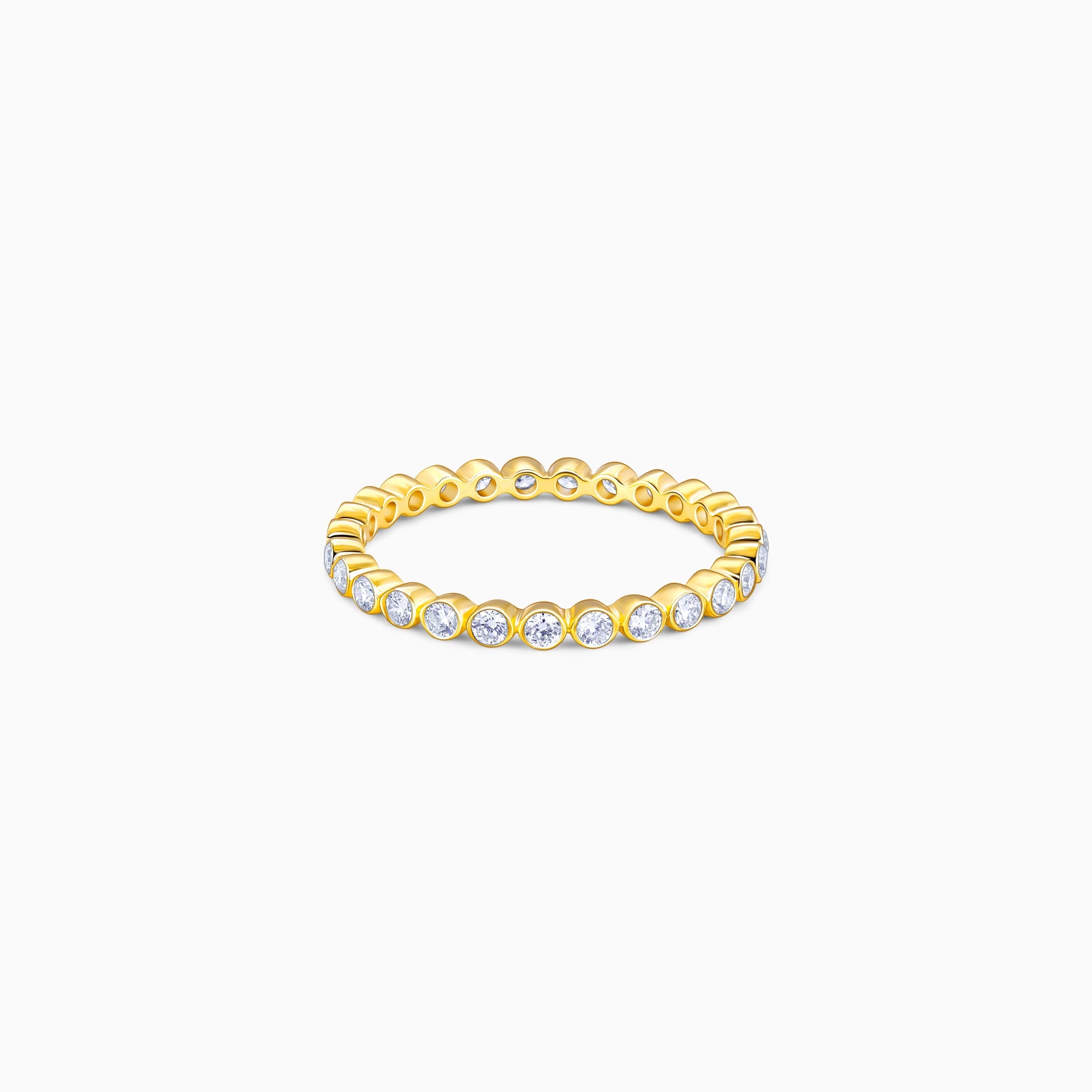 Gold Classic Band Diamond Ring - Image 1