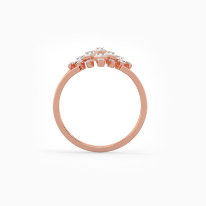 Rose Gold Spectacular Diamond Ring