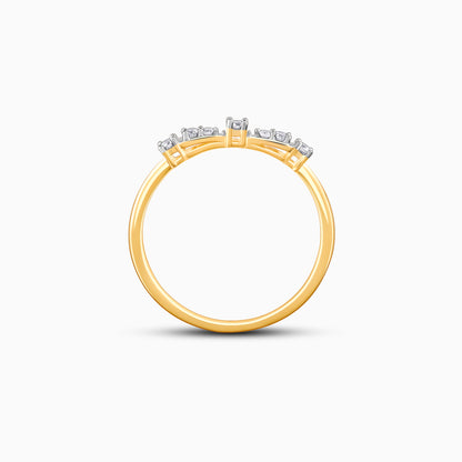 Gold Bow Diamond Ring